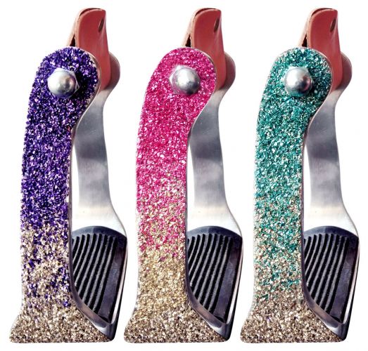 Showman  Ombre Glitter Overlay Stirrups